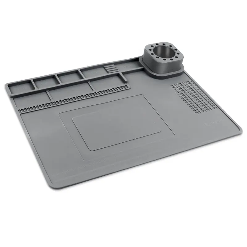 AT51-Heat Resist 500°C/932°F Silicone Soldering Mat For Electronics Repair For Cell Phone Laptop PCB Board Tool
AT51-Heat Resist 500°C/932°F Silicone Soldering Mat For Electronics Repair For Cell Phone Laptop PCB Board Tool