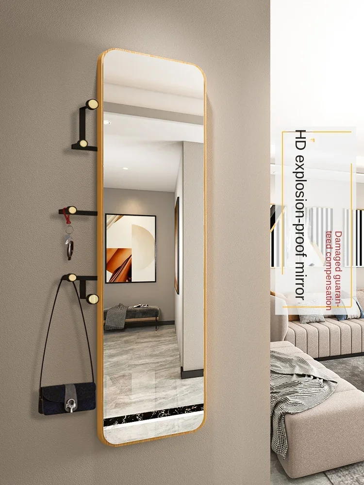 Dressing Mirror Clothes Rack Integrated Wall Hanging Mirror Household Bedroom Full-Length Mirror
Dressing Mirror Clothes Rack Integrated Wall Hanging Mirror Household Bedroom Full-Length Mirror