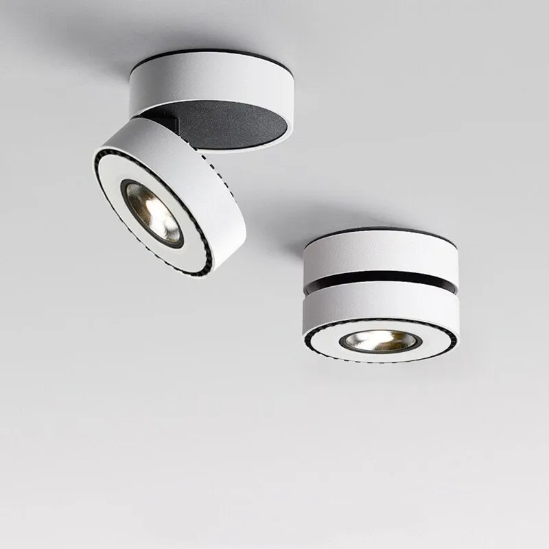 Dimmable Rotating LED Downlight 9W 12W COB Surface Mounted Ceiling Spot Light AC110-220V LED Ceiling Lamp Indoor Lighting
Dimmable Rotating LED Downlight 9W 12W COB Surface Mounted Ceiling Spot Light AC110-220V LED Ceiling Lamp Indoor Lighting