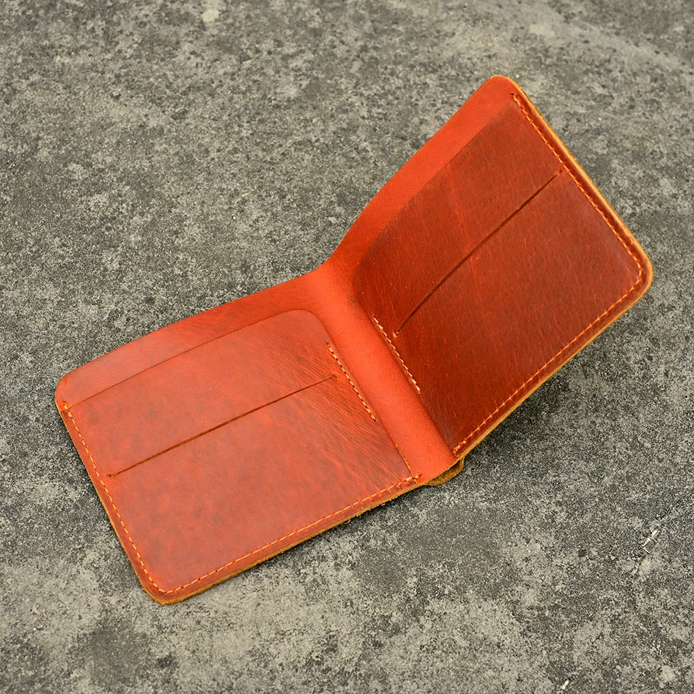 Retro Minimalist Genuine Leather Mens Wallet Minimalist Crazy Horse Real Leather Purse for Men Clip
Retro Minimalist Genuine Leather Mens Wallet Minimalist Crazy Horse Real Leather Purse for Men Clip