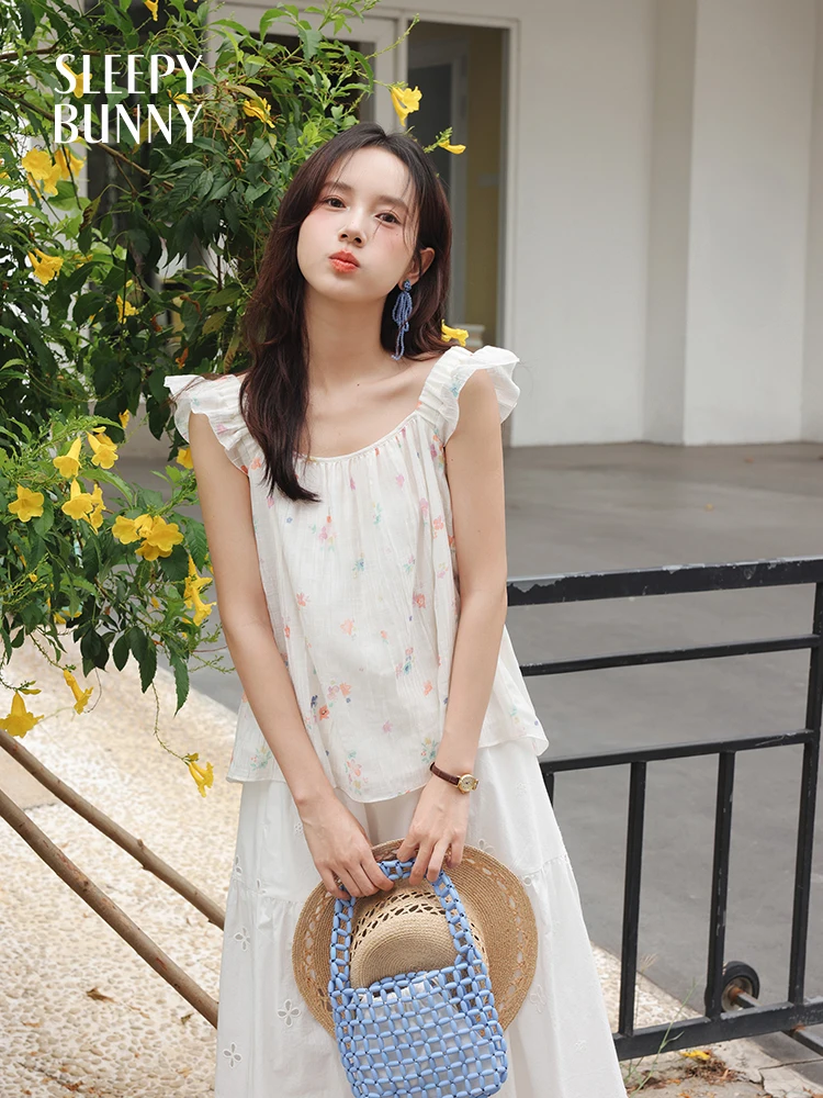 Floral Chiffon Ruffle Sleeve Blouse Women Summer French Sweet Two-Way Off Shoulder Top Lightweight Soft Girl Aesthetic Shirt
Floral Chiffon Ruffle Sleeve Blouse Women Summer French Sweet Two-Way Off Shoulder Top Lightweight Soft Girl Aesthetic Shirt