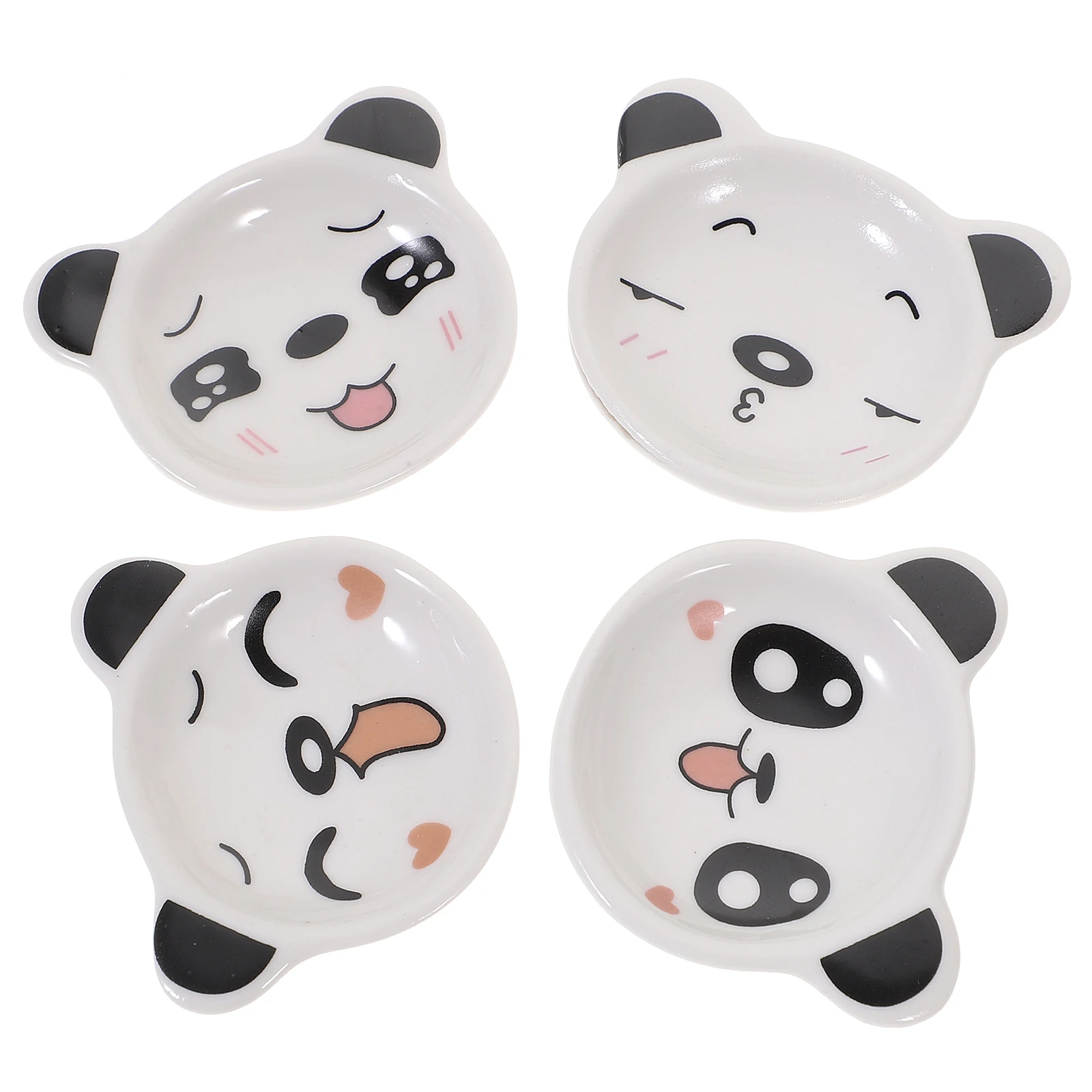4pcs Ceramic Panda Seasoning Dishes Cute Plates Sauce Sugar Snack Home Party Restaurant Kitchen
4pcs Ceramic Panda Seasoning Dishes Cute Plates Sauce Sugar Snack Home Party Restaurant Kitchen