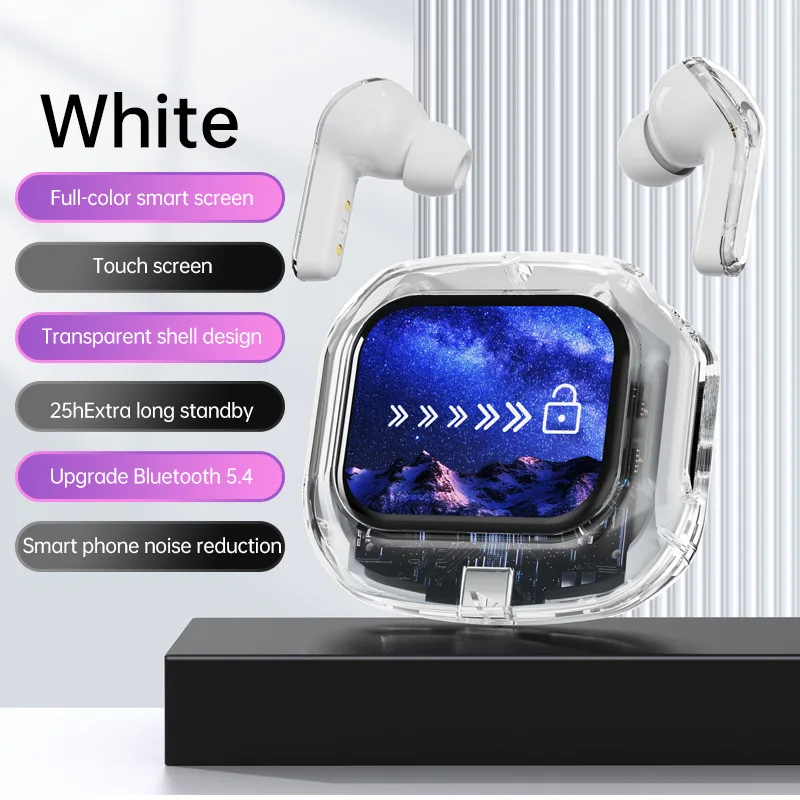 LCD Touch Screen Noise Cancelling High Quality Bluetooth5.4 Long Battery Life High Battery Capacity Fully Transparent Headphones
LCD Touch Screen Noise Cancelling High Quality Bluetooth5.4 Long Battery Life High Battery Capacity Fully Transparent Headphones