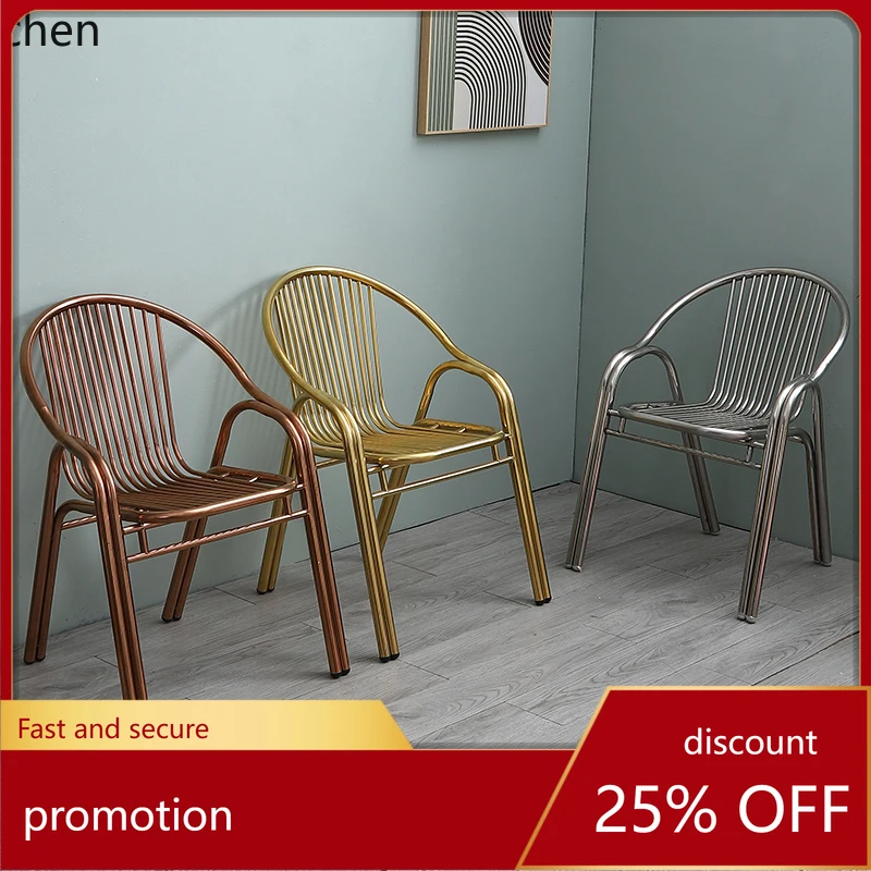 HT 304 thickened stainless steel chair back single armrest leisure seat outdoor
HT 304 thickened stainless steel chair back single armrest leisure seat outdoor