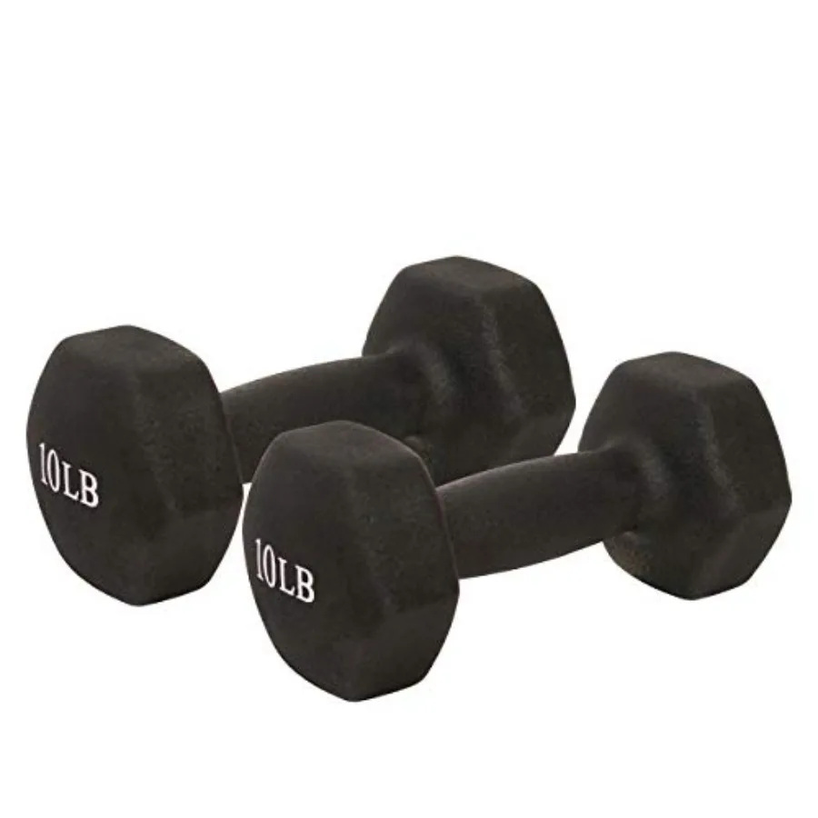 Neoprene Coated Hex Shaped Dumbbell Non-Slip Fitness Weights for Home Gym Exercise Full Body Workout Strength Building Weight L
Neoprene Coated Hex Shaped Dumbbell Non-Slip Fitness Weights for Home Gym Exercise Full Body Workout Strength Building Weight L