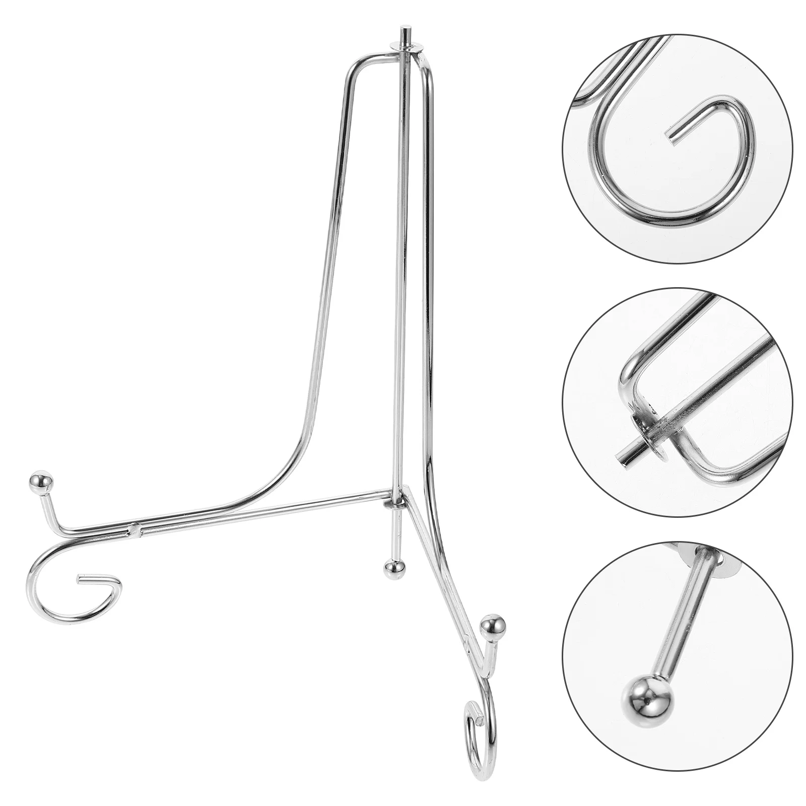 Photo Frame Stand Plate Display Wrought Iron Bracket Holder Easel Tea Cake Tablet
Photo Frame Stand Plate Display Wrought Iron Bracket Holder Easel Tea Cake Tablet