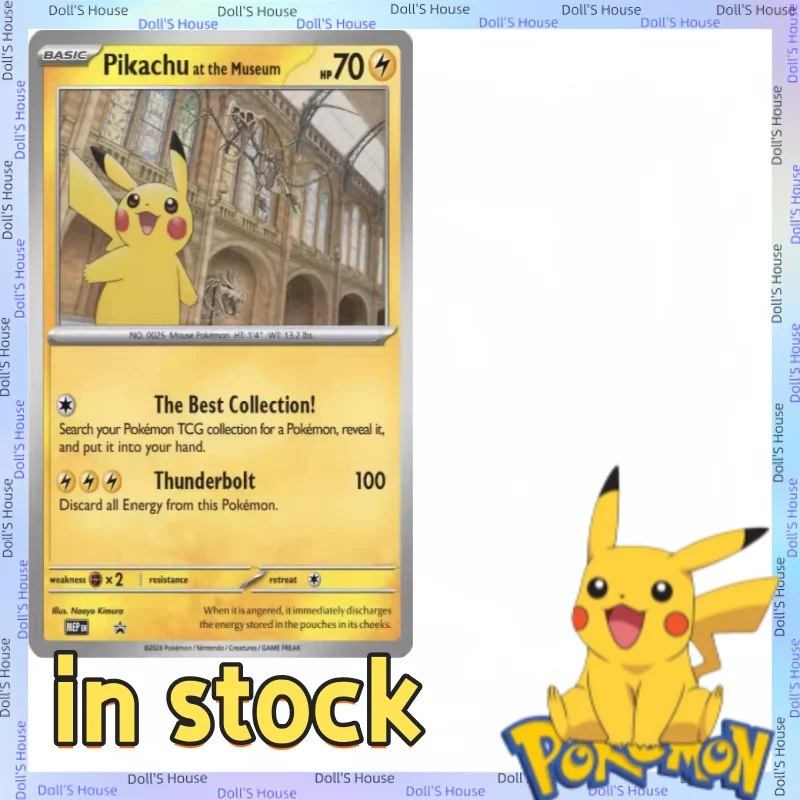 Новая оригинальная коллекционная карта Pokemon PTCG Пикачу, выпущенная совместно с Британским музеем, специальное издание Jumbo Grand Card, коллекционная карта Grand Card.
Новая оригинальная коллекционная карта Pokemon PTCG Пикачу, выпущенная совместно с Британским музеем, специальное издание Jumbo Grand Card, коллекционная карта Grand Card.