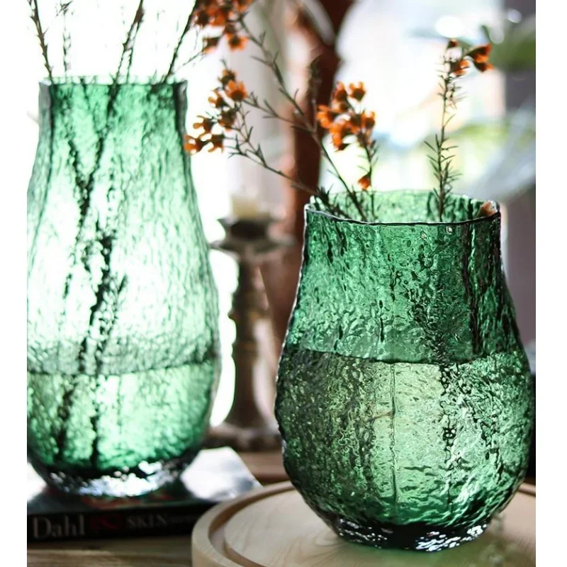 Glass Vase Pleated Roads Green Transparent Hydroponics Flower Vase Flower Arrangement Accessories Terrarium Home Decoration
Glass Vase Pleated Roads Green Transparent Hydroponics Flower Vase Flower Arrangement Accessories Terrarium Home Decoration