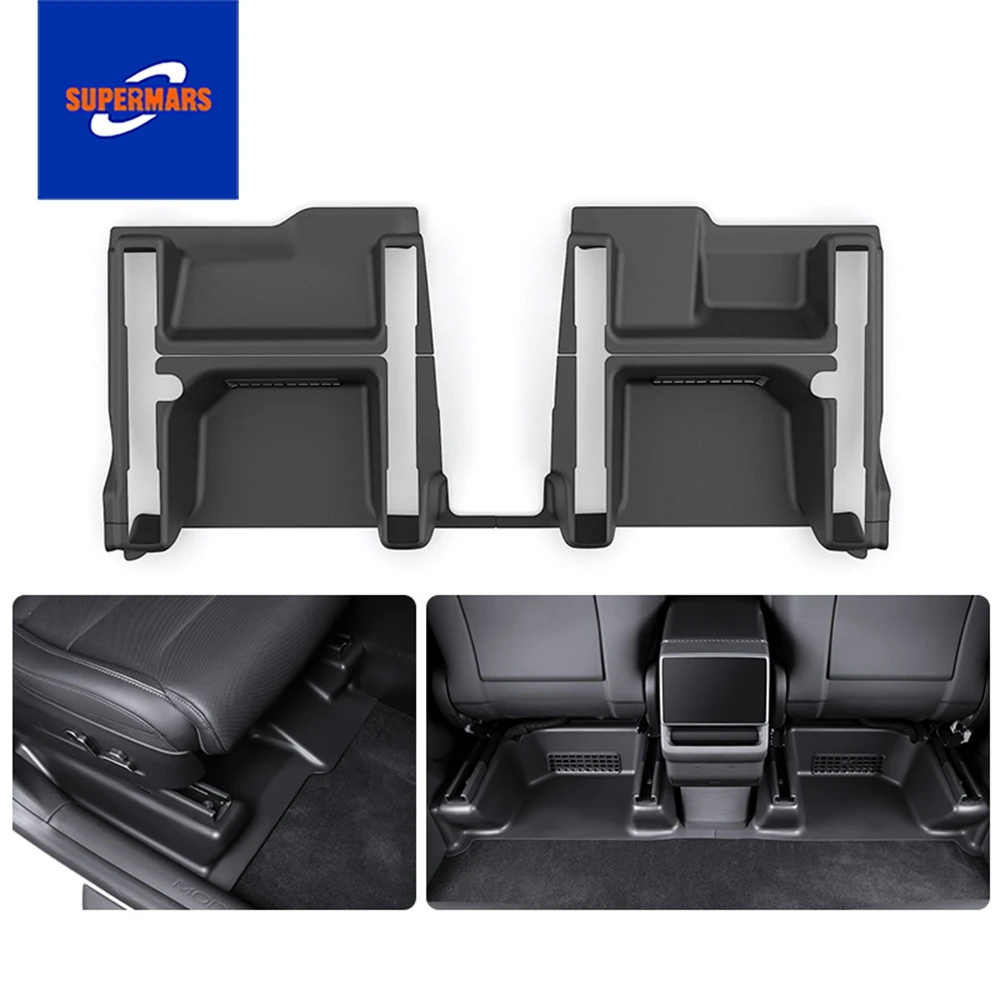 First Row Under Seat TPE Track Cover Shroud for Tesla Model Y L LWB 2026 Model YL Long Wheelbase Floor Corner Protector Shield
First Row Under Seat TPE Track Cover Shroud for Tesla Model Y L LWB 2026 Model YL Long Wheelbase Floor Corner Protector Shield