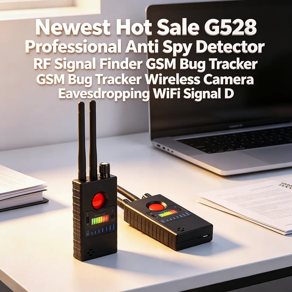 G528 Pro Anti Spy Detector, RF Bug Finder & Hidden Camera Scanner for Hotel, Car, Travel
G528 Pro Anti Spy Detector, RF Bug Finder & Hidden Camera Scanner for Hotel, Car, Travel