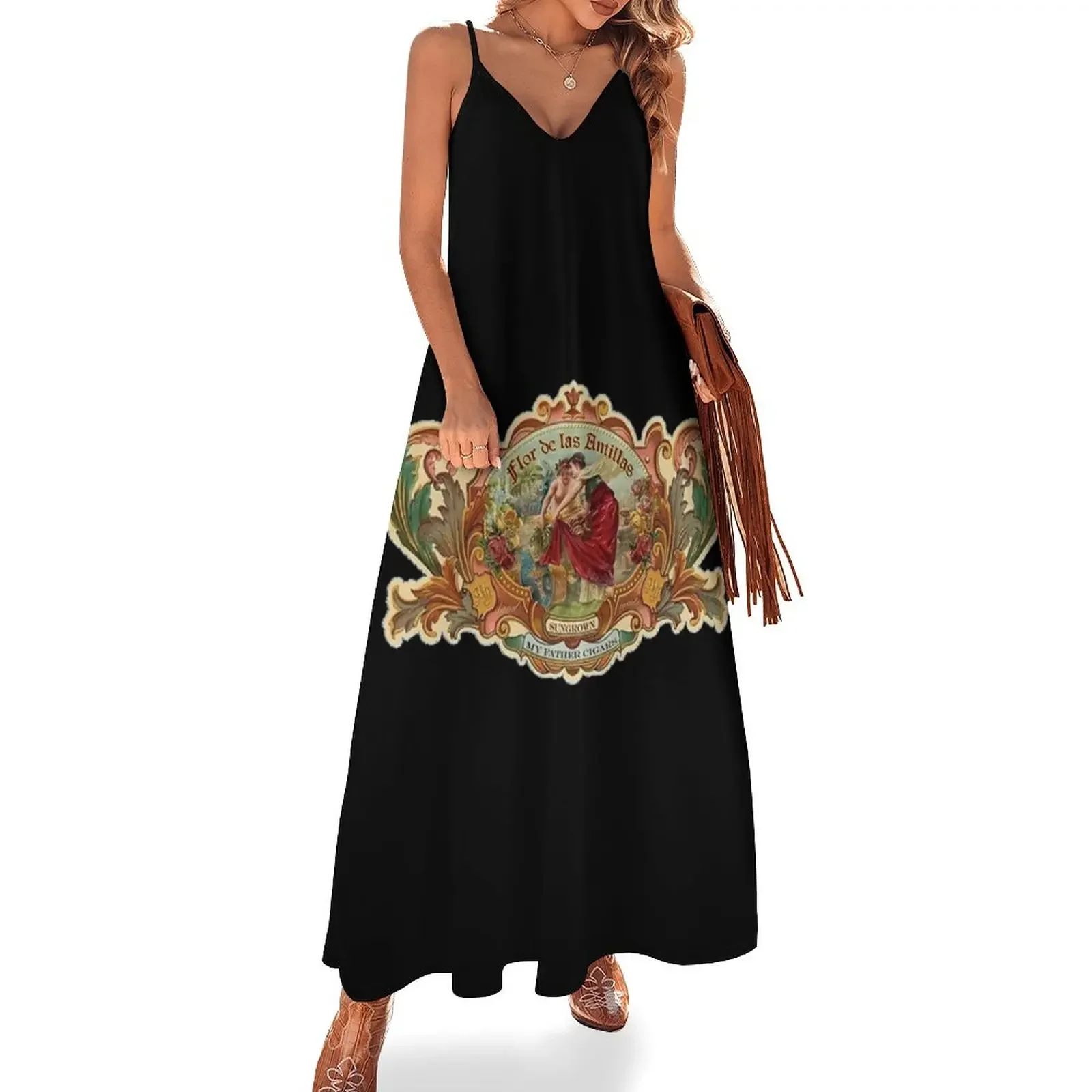 My Father Cigar Logo Sleeveless Dress Long dresses Women's long dress long dress women
My Father Cigar Logo Sleeveless Dress Long dresses Women's long dress long dress women