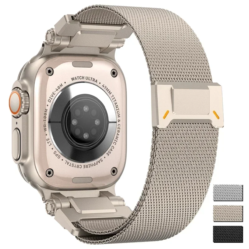 Миланский титановый цветной ремешок для Apple Watch Ultra 2/1 49 мм серии 10 9 8 7 46 мм 45 мм ремешок с магнитной петлей для iWatch 6 5 4 44 мм
Миланский титановый цветной ремешок для Apple Watch Ultra 2/1 49 мм серии 10 9 8 7 46 мм 45 мм ремешок с магнитной петлей для iWatch 6 5 4 44 мм