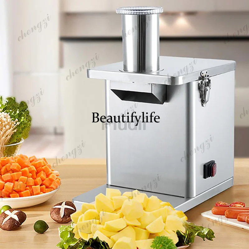 Multifunctional Vegetable Cube Cutting Electric Machine Dicer Potato Carrot Onion Dicer Fruit And Vegetable Slicer Machine
Multifunctional Vegetable Cube Cutting Electric Machine Dicer Potato Carrot Onion Dicer Fruit And Vegetable Slicer Machine