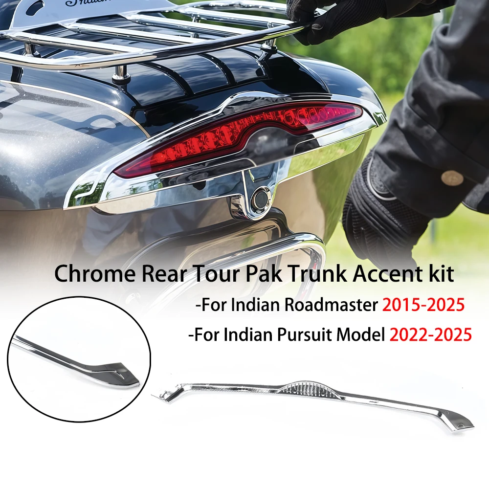 For Indian Pursuit Dark Horse Chrome Rear Tour Pak Trunk Accent Kit New Accessories For Indian Roadmaster Dark Horse 2020-2025
For Indian Pursuit Dark Horse Chrome Rear Tour Pak Trunk Accent Kit New Accessories For Indian Roadmaster Dark Horse 2020-2025