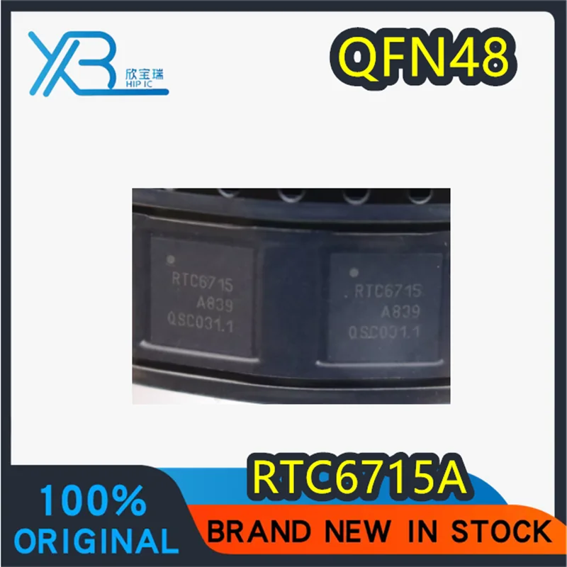(1/15 piece) RTC6715A RTC6715 QFN48 Wireless Analog Video Transmission Module Chip 100% Brand New In Stock Fast Shipping
(1/15 piece) RTC6715A RTC6715 QFN48 Wireless Analog Video Transmission Module Chip 100% Brand New In Stock Fast Shipping