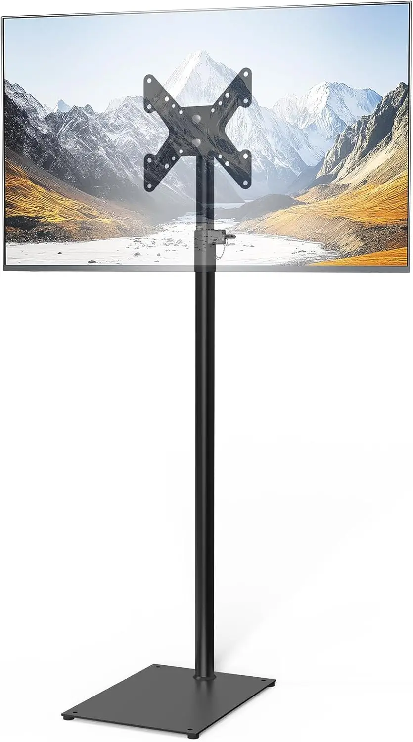 Height Adjustable TV Floor Stand 360° Swivel for 12-43 inch Flat/Curved TVs, 70" Tall
Height Adjustable TV Floor Stand 360° Swivel for 12-43 inch Flat/Curved TVs, 70" Tall