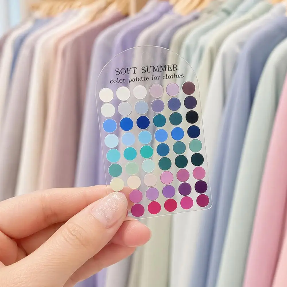 2Pcs Summer Color Analysis Cards Set,Makeup Color Matching Guide, Acrylic Personal Color Matching Guide for Outfits
2Pcs Summer Color Analysis Cards Set,Makeup Color Matching Guide, Acrylic Personal Color Matching Guide for Outfits