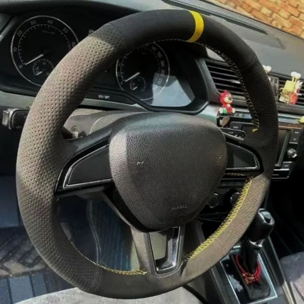 Оплетка на руль автомобиля на заказ, мягкий 100% подходит для Skoda Citigo Roomster Fabia Octavia, превосходная автомобильная пленка на руль
Оплетка на руль автомобиля на заказ, мягкий 100% подходит для Skoda Citigo Roomster Fabia Octavia, превосходная автомобильная пленка на руль