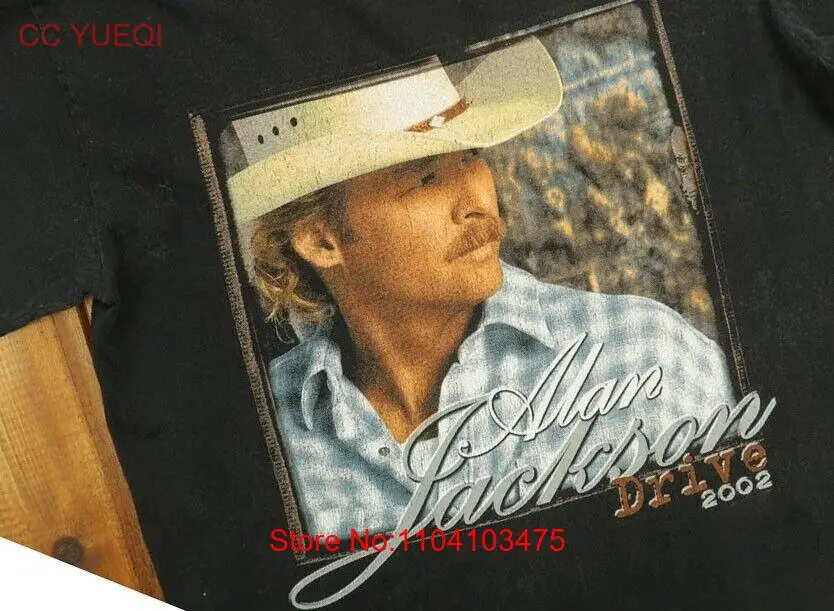 Новая хлопковая черная мужская футболка Alan Jackson Drive Tour всех размеров J458
Новая хлопковая черная мужская футболка Alan Jackson Drive Tour всех размеров J458