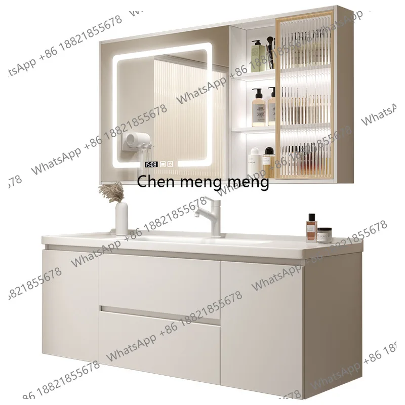 Modern Intelligent Bathroom Cabinets Wash Up Sink Washbasin Sensor Light Bathroom Cabinets Storage Mirror Furniture Gabinetti
Modern Intelligent Bathroom Cabinets Wash Up Sink Washbasin Sensor Light Bathroom Cabinets Storage Mirror Furniture Gabinetti