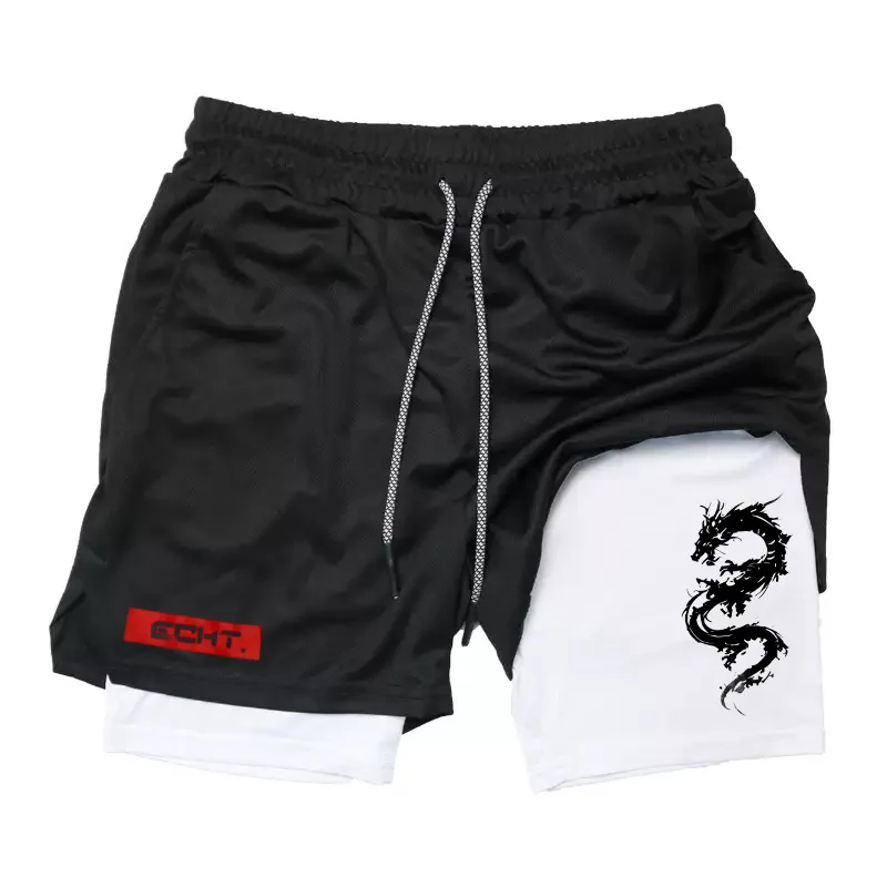 Double Layered Men's Tight Fitting 2-in-1 Shorts Compression Tight Fit Elastic Breathable Running Quick Drying Summer Men Short
Double Layered Men's Tight Fitting 2-in-1 Shorts Compression Tight Fit Elastic Breathable Running Quick Drying Summer Men Short