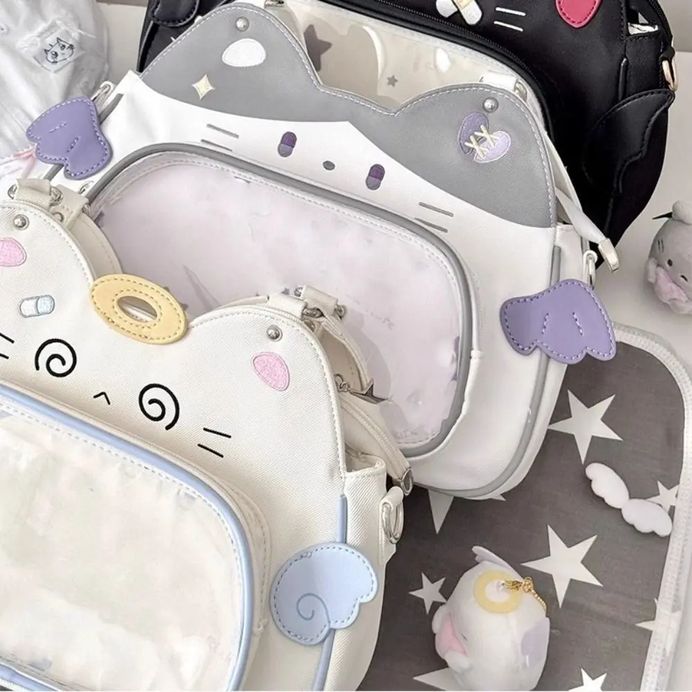 Zipper Bag Kawaii Cat Itabag PU Idol Merchandise Storage Transparent Pocket Cotton Doll Bag Wallet Fashion Backpacks Men
Zipper Bag Kawaii Cat Itabag PU Idol Merchandise Storage Transparent Pocket Cotton Doll Bag Wallet Fashion Backpacks Men