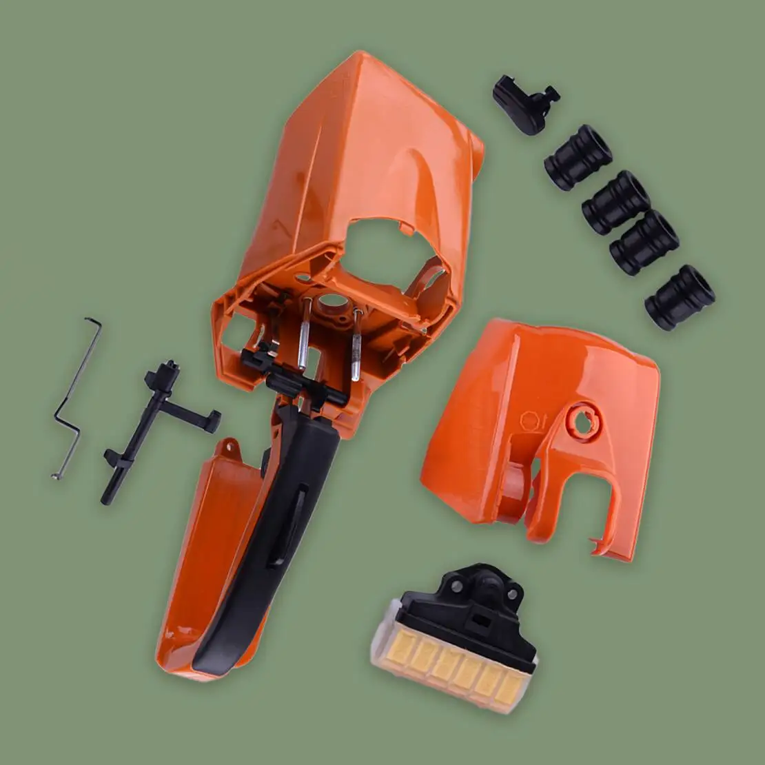 NEW Rear Handle Bar Top Cylinder Cover Kits With Air Filter Fit for Stihl MS210 MS230 MS250 Chainsaw
NEW Rear Handle Bar Top Cylinder Cover Kits With Air Filter Fit for Stihl MS210 MS230 MS250 Chainsaw