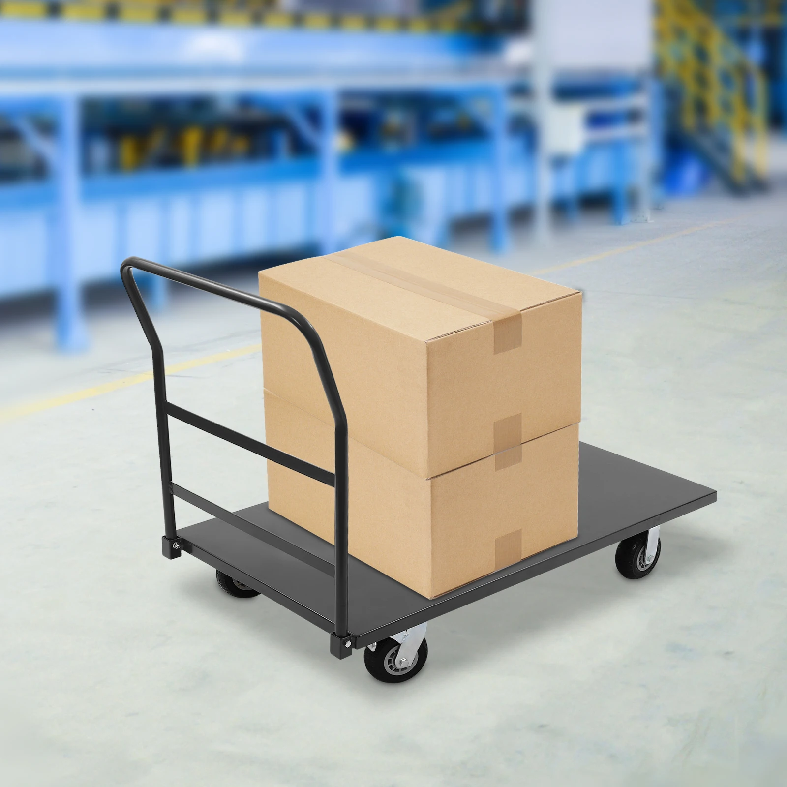 Folding Industrial Flat Dolly Cart with Collapsible Basket, Heavy Duty Cart, Flatbed Hand Truck, 2000 lbs Load-bearing Capacity Foldable Luggage Utility Cart
Folding Industrial Flat Dolly Cart with Collapsible Basket, Heavy Duty Cart, Flatbed Hand Truck, 2000 lbs Load-bearing Capacity Foldable Luggage Utility Cart