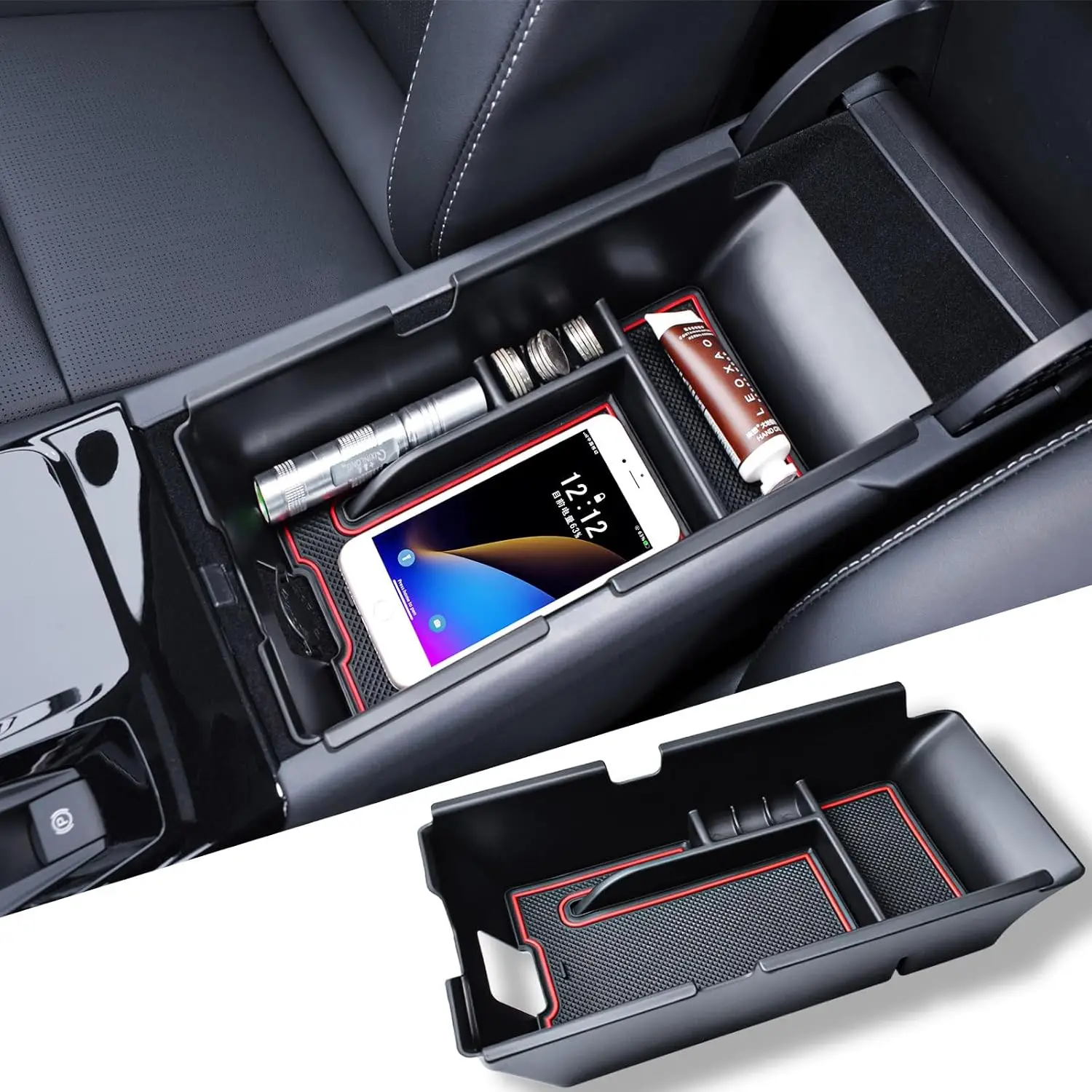 TACORBO For 2025 Camry LE/SE/XLE/XSE Accessories Center Console Organizer Tray Anti-Slip Armrest Storage Compartment Organizer
TACORBO For 2025 Camry LE/SE/XLE/XSE Accessories Center Console Organizer Tray Anti-Slip Armrest Storage Compartment Organizer