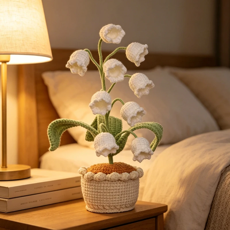 White Lily of the Valley Woven Potted Plant, Artificial Fake Flower in Basket,Home Garden Office Table Decor Simulation Plant
White Lily of the Valley Woven Potted Plant, Artificial Fake Flower in Basket,Home Garden Office Table Decor Simulation Plant