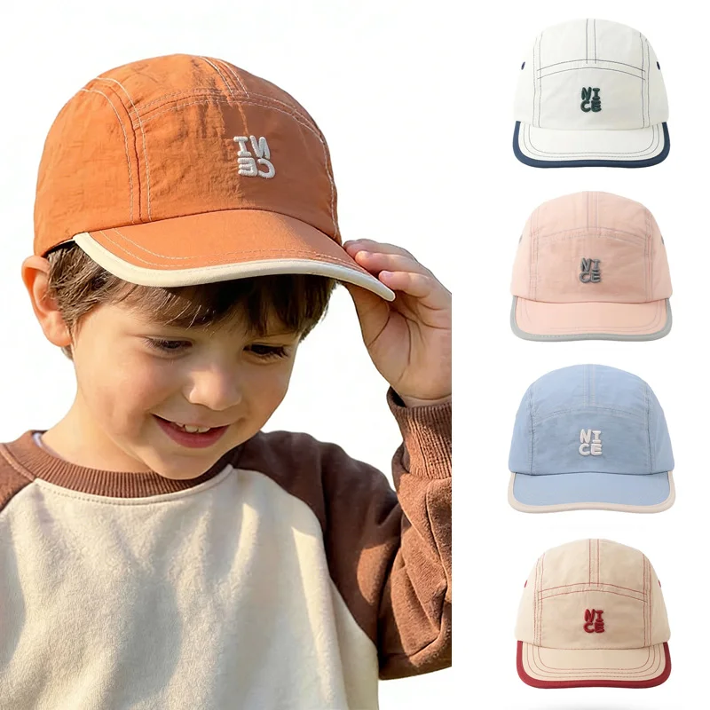 Children Baseball Cap Letter Embroidery UV Protection Sun Outdoor Hat Breathable Summer Caps for Boy Girl Drawstring Adjust 1-5Y
Children Baseball Cap Letter Embroidery UV Protection Sun Outdoor Hat Breathable Summer Caps for Boy Girl Drawstring Adjust 1-5Y