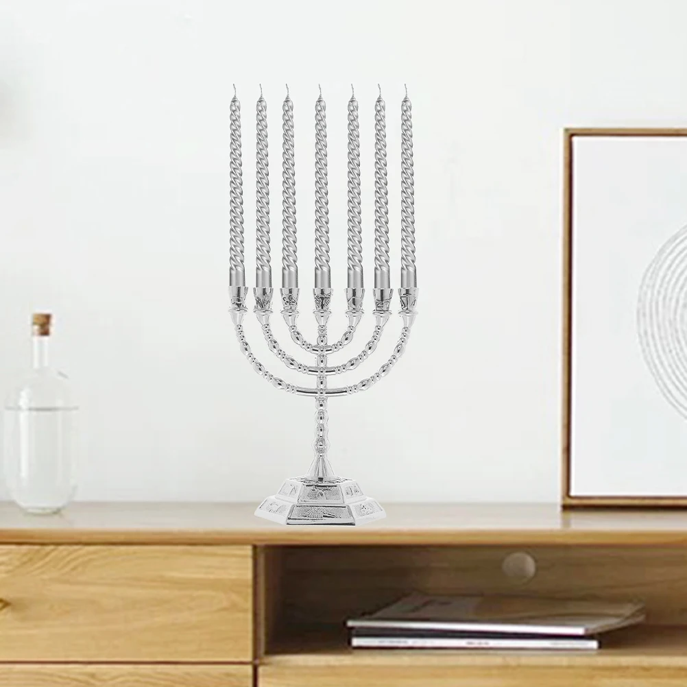 7-Branch Zinc Alloy Taper Holder Desktop Stand Bedroom Table Decoration Metal Candlestick Holder Modern Table
7-Branch Zinc Alloy Taper Holder Desktop Stand Bedroom Table Decoration Metal Candlestick Holder Modern Table