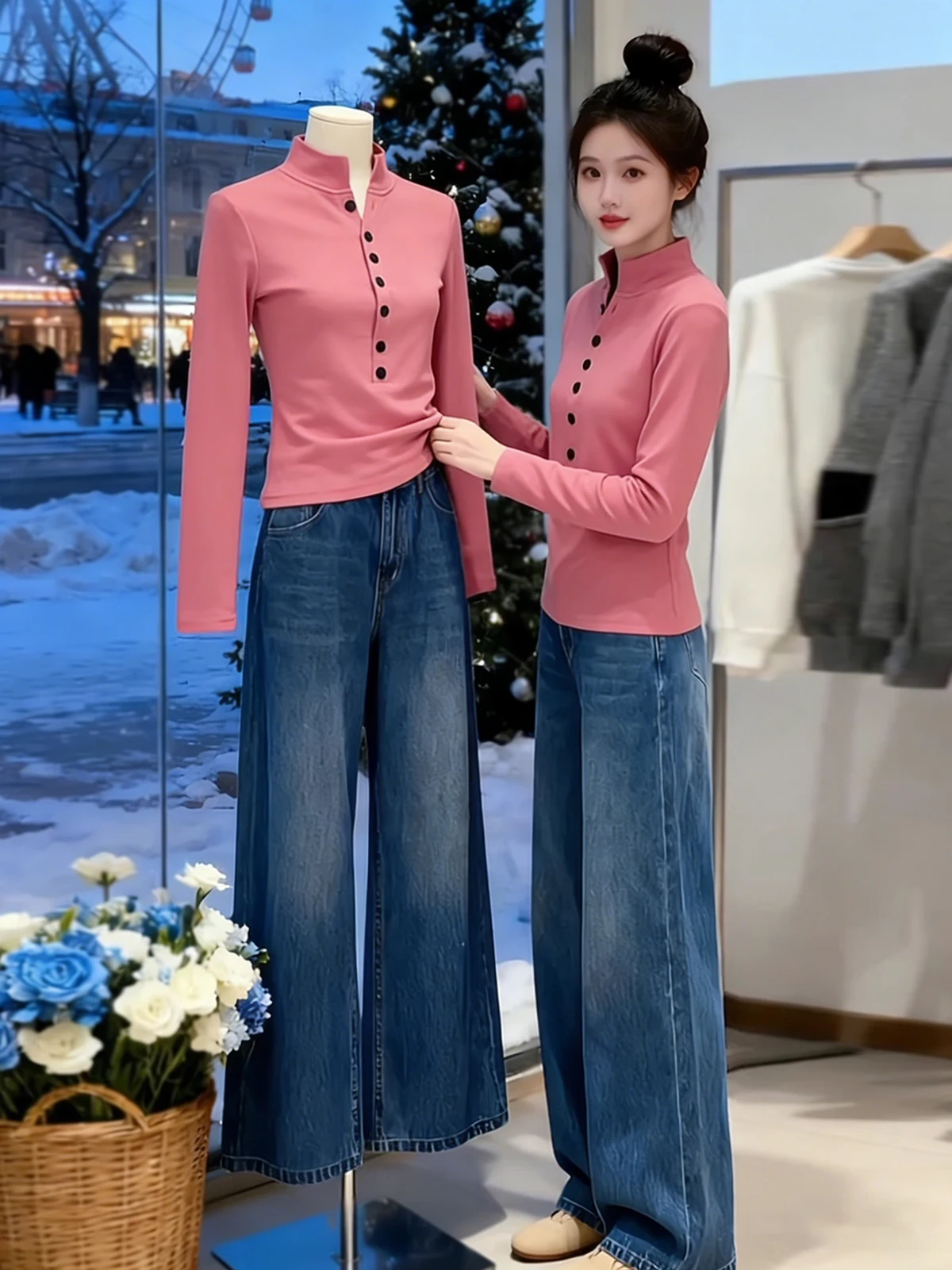 Women's Long Sve Double-sided Camere T-irt f-high Collar Elastic Slimming Warm Base irt Casual Sle Winter New A...
Women's Long Sve Double-sided Camere T-irt f-high Collar Elastic Slimming Warm Base irt Casual Sle Winter New A...