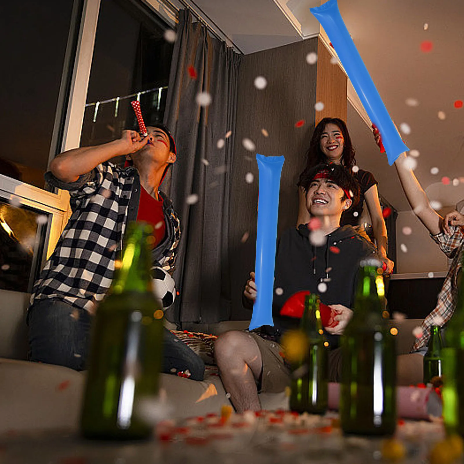 40 шт. надувные палочки, палочки для поддержки, сувениры для вечеринок, шумогенераторы для концертов, спортивных команд, вес, портативный кольцевой колокольчик 
40 шт. надувные палочки, палочки для поддержки, сувениры для вечеринок, шумогенераторы для концертов, спортивных команд, вес, портативный кольцевой колокольчик