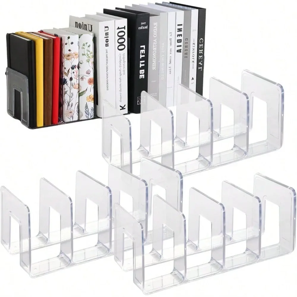 4 Pack Clear Acrylic File Sorter, Sturdy Desktop Book Folder Organizer, 4 Section Purse Handbag Clutch Divider For Closet, Office Storage Rack Holder For Letter, Binder, Document, Electronics
4 Pack Clear Acrylic File Sorter, Sturdy Desktop Book Folder Organizer, 4 Section Purse Handbag Clutch Divider For Closet, Office Storage Rack Holder For Letter, Binder, Document, Electronics