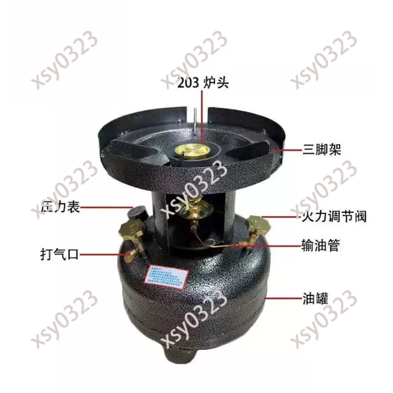 Portable Multi-Fuel Stove with Integrated Baffle, High Power Outdoor Cooking Stove for Field Use
Portable Multi-Fuel Stove with Integrated Baffle, High Power Outdoor Cooking Stove for Field Use