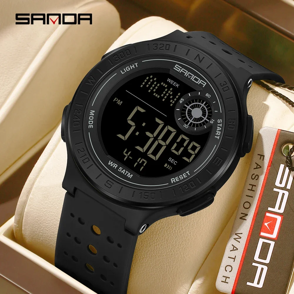Fashion SANDA New 6337 Youth Electronic Watch Sports Multifunctional Waterproof LED Single Display Student Electronic Watch
Fashion SANDA New 6337 Youth Electronic Watch Sports Multifunctional Waterproof LED Single Display Student Electronic Watch