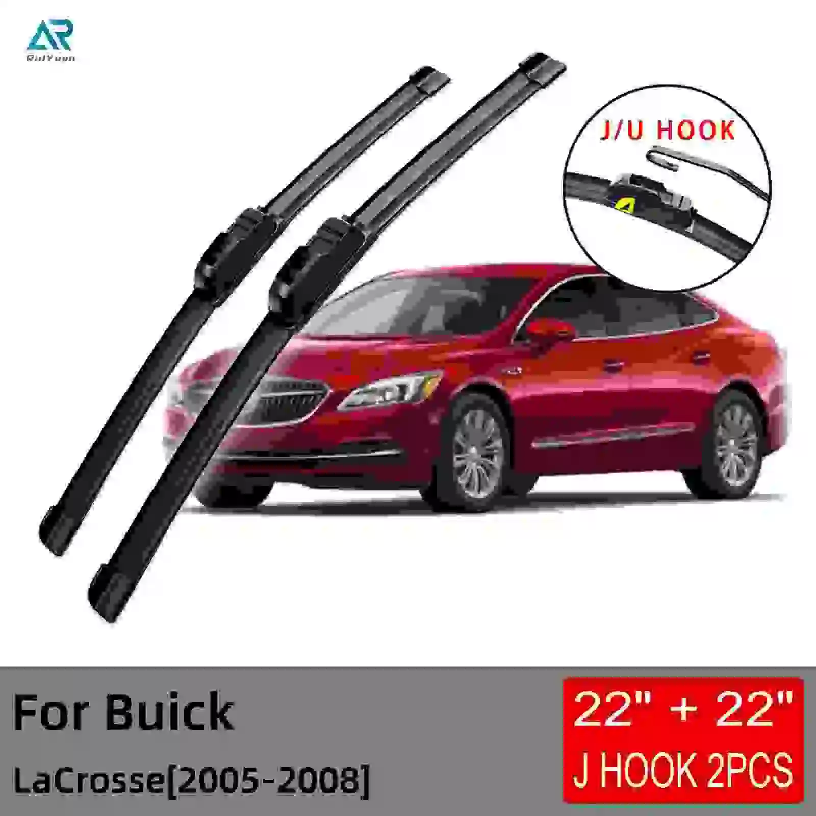 For Buick LaCrosse Allure 2005 2006 2007 2008 Front Wiper Blades Brushes Cutter Accessories U J Hook
For Buick LaCrosse Allure 2005 2006 2007 2008 Front Wiper Blades Brushes Cutter Accessories U J Hook