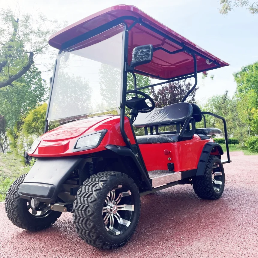 Four Wheels Club Car Golf Cart Off Road Hunting Lithium Battery 4 Seater Independent Front Suspension Electric Golf Cart
Four Wheels Club Car Golf Cart Off Road Hunting Lithium Battery 4 Seater Independent Front Suspension Electric Golf Cart