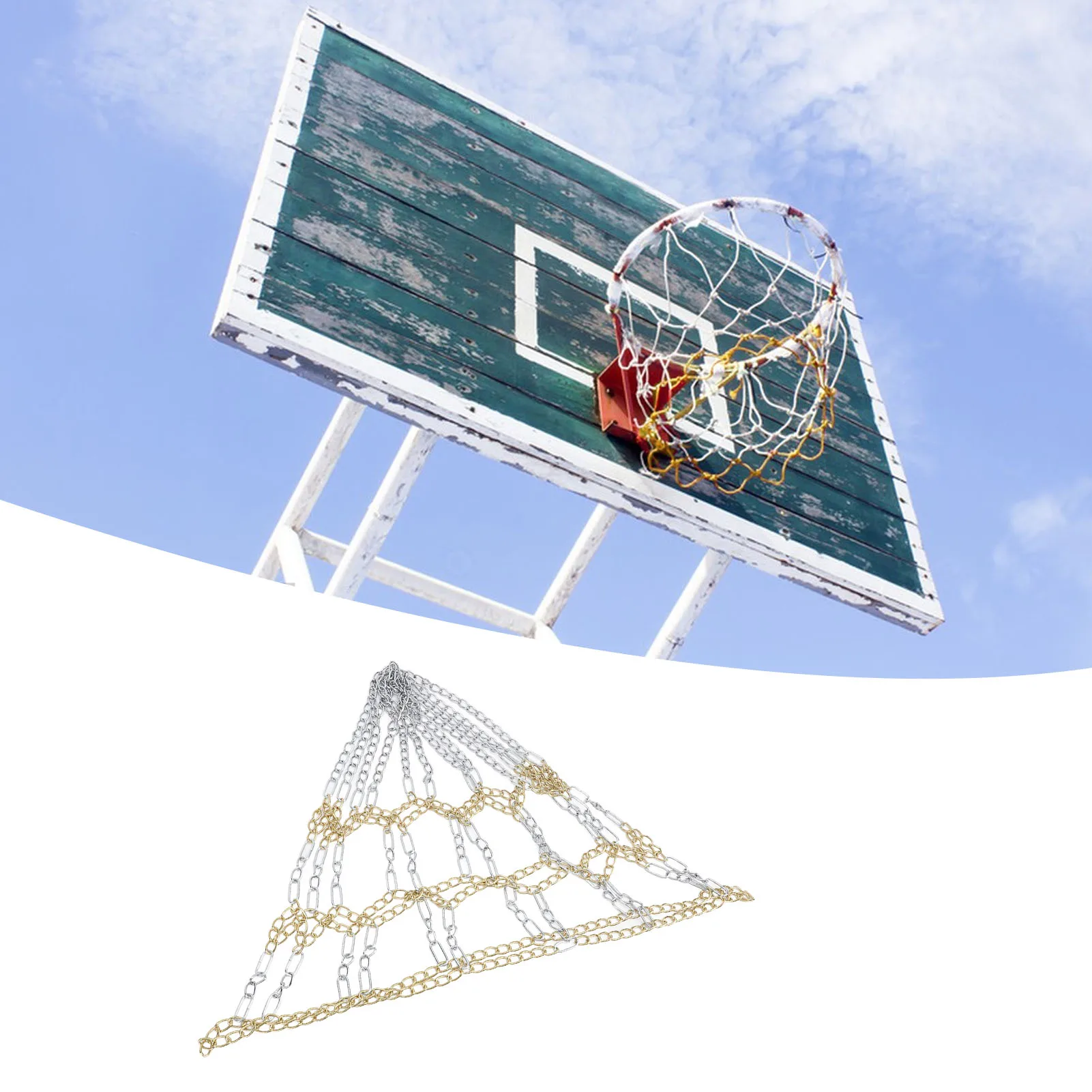 Iron Basketball Net Rust Proof Heavy Duty Basketball Net Chain Replacement For Indoor Outdoor
Iron Basketball Net Rust Proof Heavy Duty Basketball Net Chain Replacement For Indoor Outdoor