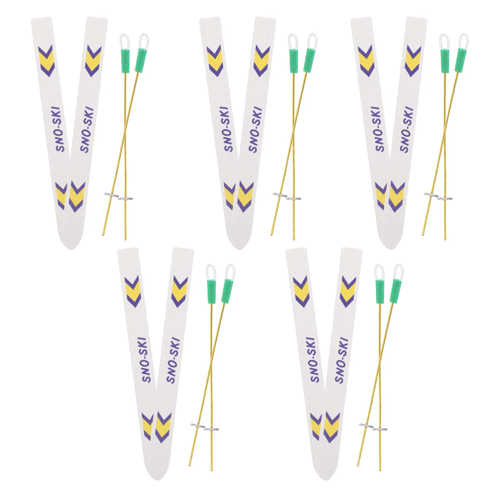 5Set Miniature Skis Poles Winter Sports Props Christmas Accessories Mini Dollhouse Holiday Scene Miniature Skis with Poles
5Set Miniature Skis Poles Winter Sports Props Christmas Accessories Mini Dollhouse Holiday Scene Miniature Skis with Poles