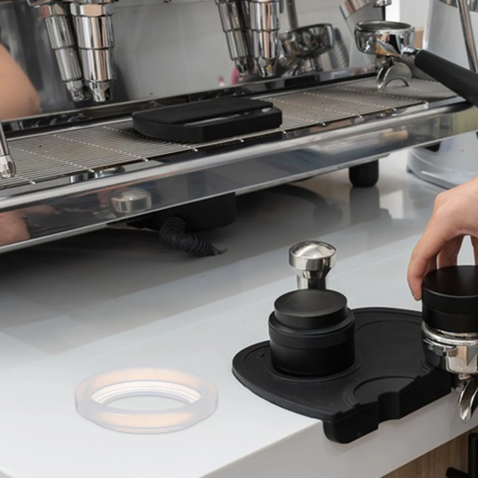 2Pcs Coffee Machine Silicone Seal Gasket 51Mm Espresso Group Seal Enhanced Pressure Extraction Reusable Stovetop
2Pcs Coffee Machine Silicone Seal Gasket 51Mm Espresso Group Seal Enhanced Pressure Extraction Reusable Stovetop