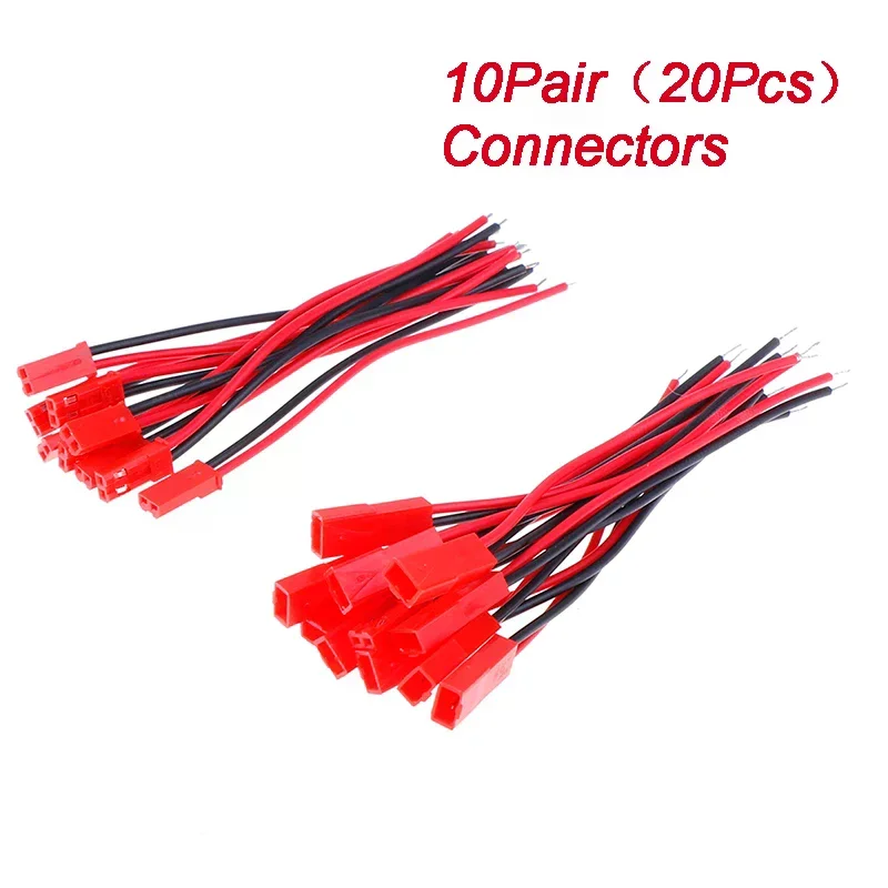 20pcs New 2 Pin Connector Male Female Plug Cable 22 AWG Wire For RC Battery Helicopter DIY LED Lights Decoration
20pcs New 2 Pin Connector Male Female Plug Cable 22 AWG Wire For RC Battery Helicopter DIY LED Lights Decoration