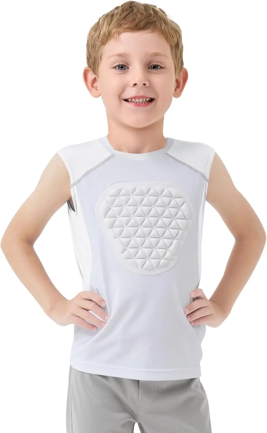 Toddlers Baseball Chest Protector Padded Compression Shirt Softball Lacrosse Rib Heart Sternum Guard 3T-9Y
Toddlers Baseball Chest Protector Padded Compression Shirt Softball Lacrosse Rib Heart Sternum Guard 3T-9Y