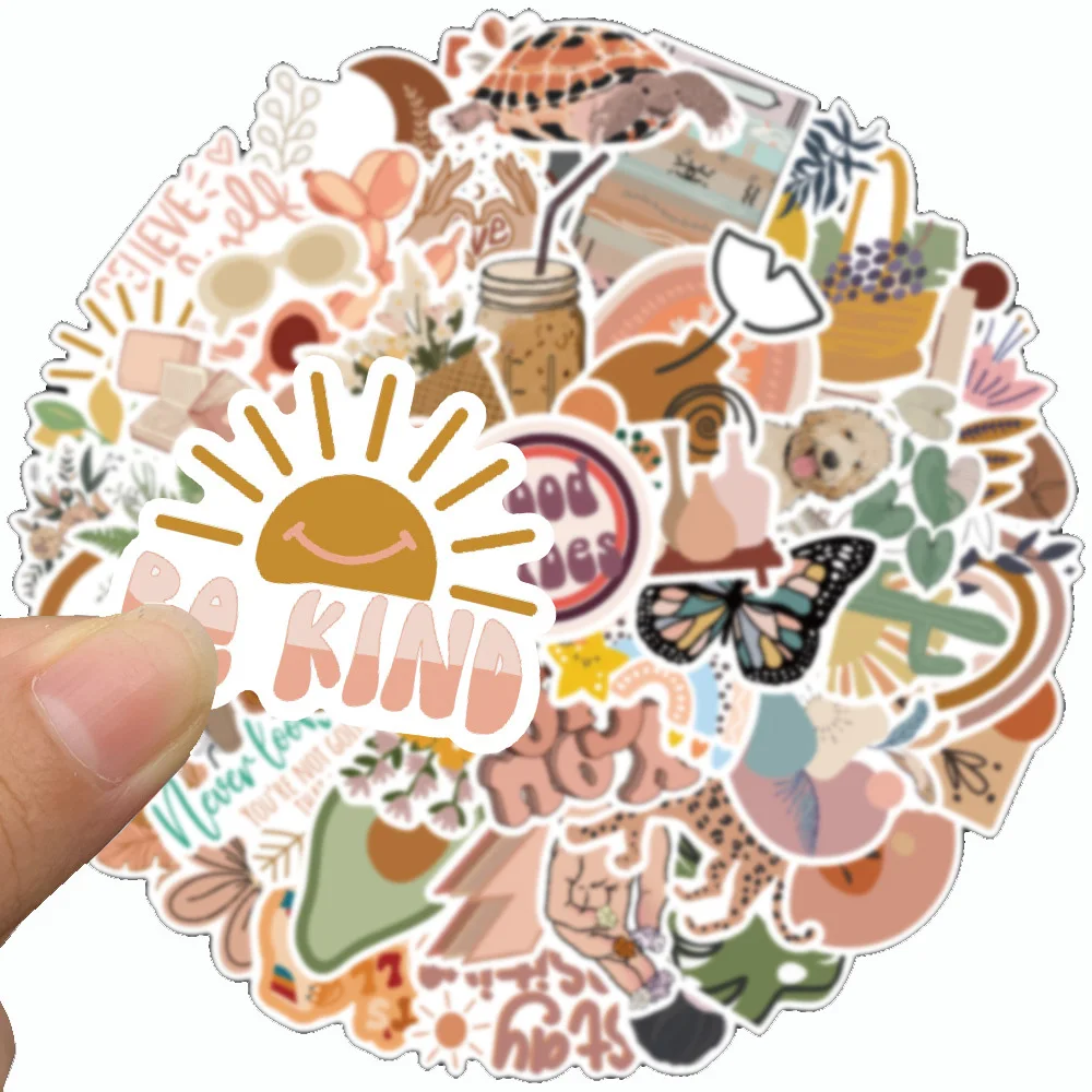 10/30/50/100pcs Simple Bohemian Style Aesthetic Stickers Cute Cartoon Boho Graffiti Sticker DIY Laptop Phone Water Bottle Decals
10/30/50/100pcs Simple Bohemian Style Aesthetic Stickers Cute Cartoon Boho Graffiti Sticker DIY Laptop Phone Water Bottle Decals