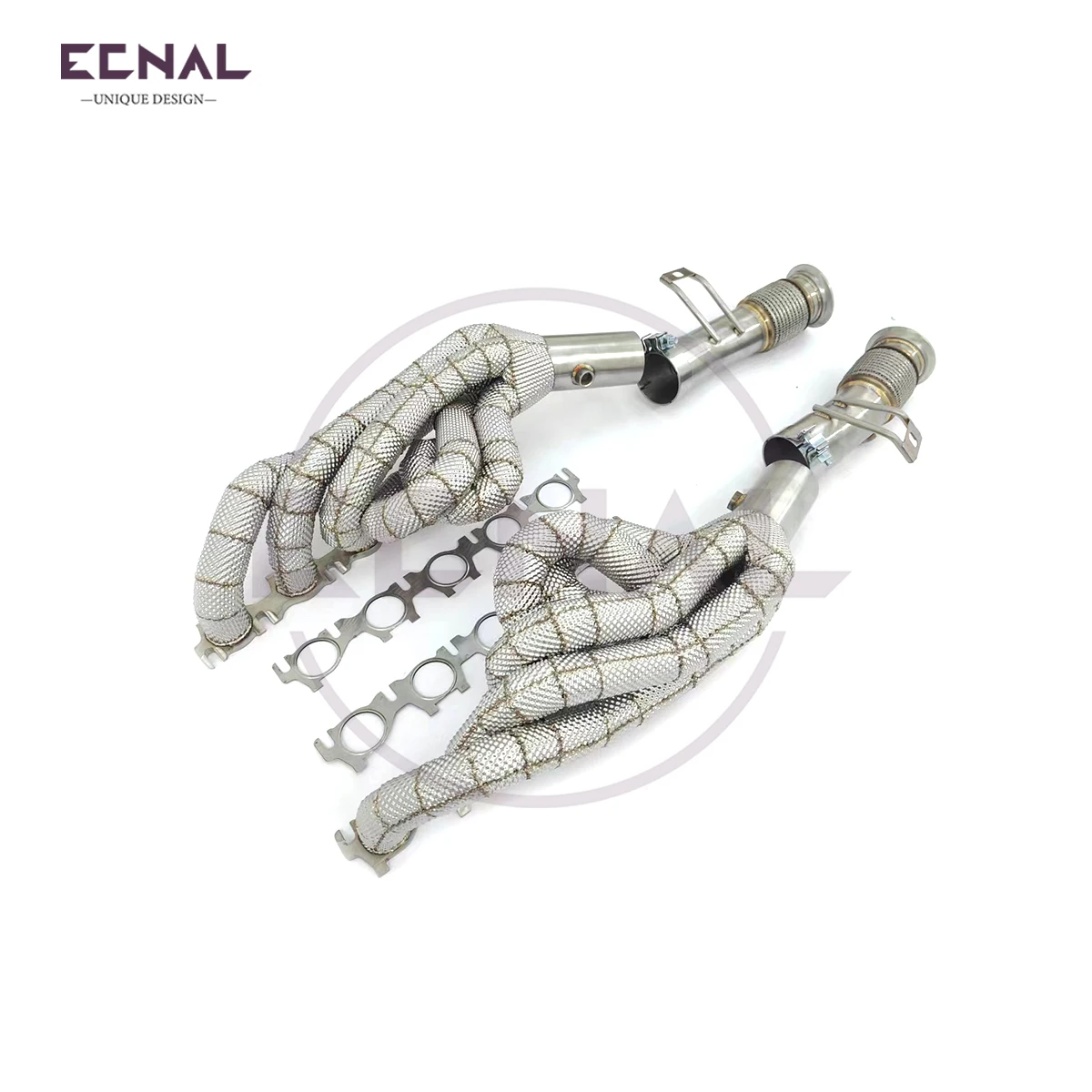 Ecnal Exhaust Straight-through Manifold Pipe with Heat Shield High Quality SS304 Sport Exhaust System for Audi R8 V10 5.2L
Ecnal Exhaust Straight-through Manifold Pipe with Heat Shield High Quality SS304 Sport Exhaust System for Audi R8 V10 5.2L