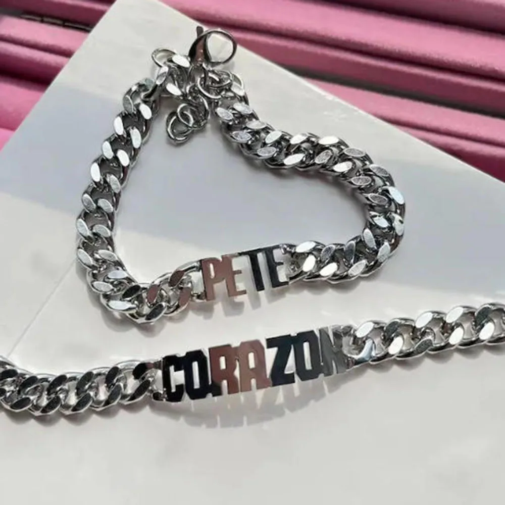 Customized Cuban Chain Name Bracelet, Bloodline Name Bracelet, Men's and Women's Stainless Steel Personalized Bracelet
Customized Cuban Chain Name Bracelet, Bloodline Name Bracelet, Men's and Women's Stainless Steel Personalized Bracelet