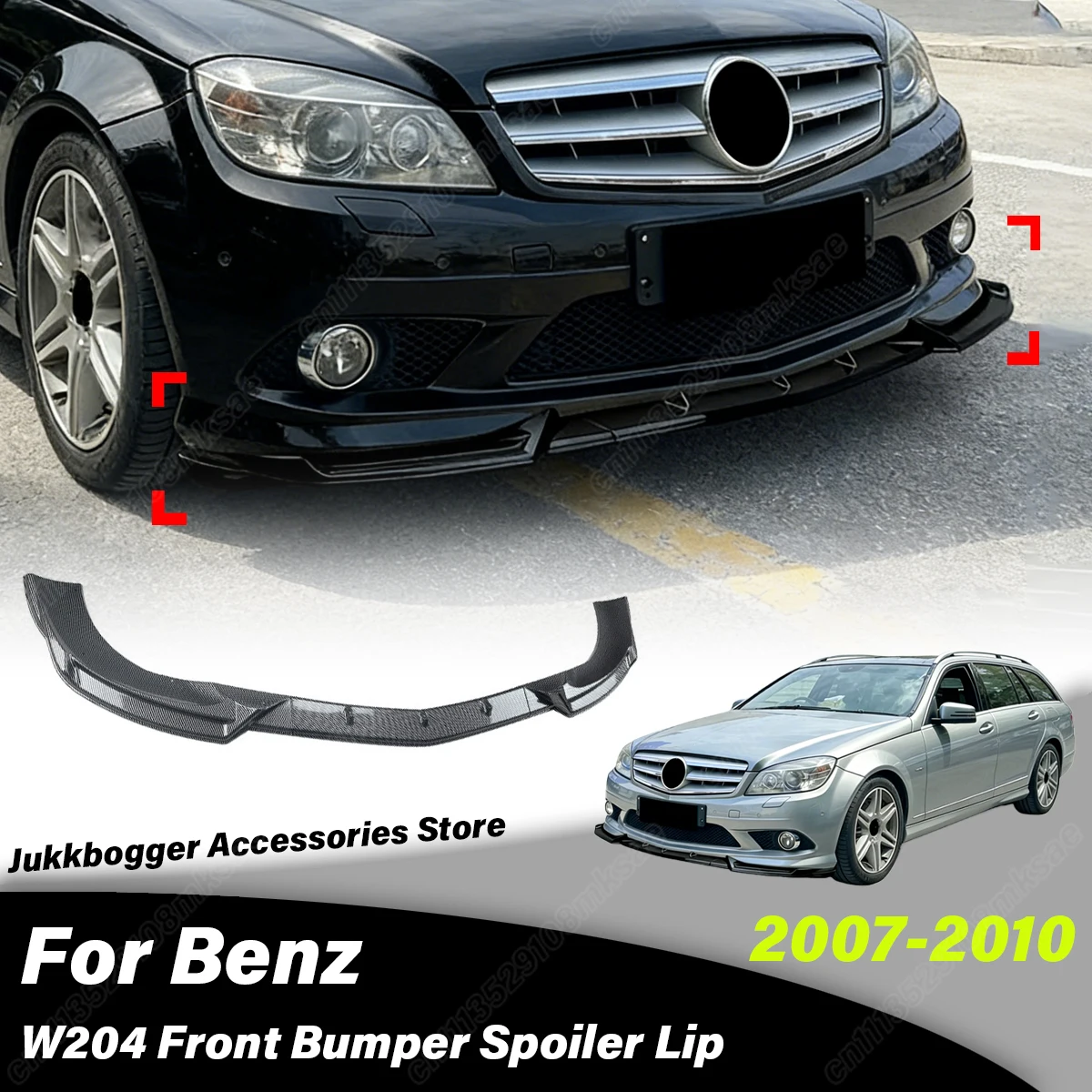 For Mercedes Benz C Class W204 C200 C250 C300 AMG Line 2008 2009 2010 Automobile Front Bumper Spoiler Lip Decoration Body Kit
For Mercedes Benz C Class W204 C200 C250 C300 AMG Line 2008 2009 2010 Automobile Front Bumper Spoiler Lip Decoration Body Kit