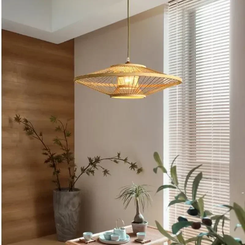 Chandelier round bamboo art bamboo Zen new Chinese teahouse home stay bedroom Japanese Restaurant living room
Chandelier round bamboo art bamboo Zen new Chinese teahouse home stay bedroom Japanese Restaurant living room