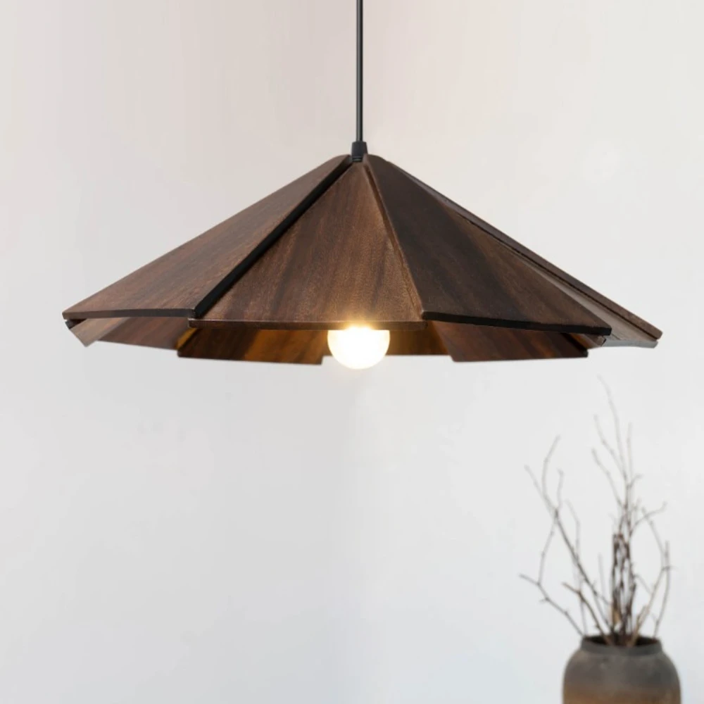 Wabi Sabi Natural LED Walnut Wood Pendant Light Minimalist Study Bedside Living Room Bedroom Dinning Room Chandelier Lighting
Wabi Sabi Natural LED Walnut Wood Pendant Light Minimalist Study Bedside Living Room Bedroom Dinning Room Chandelier Lighting
